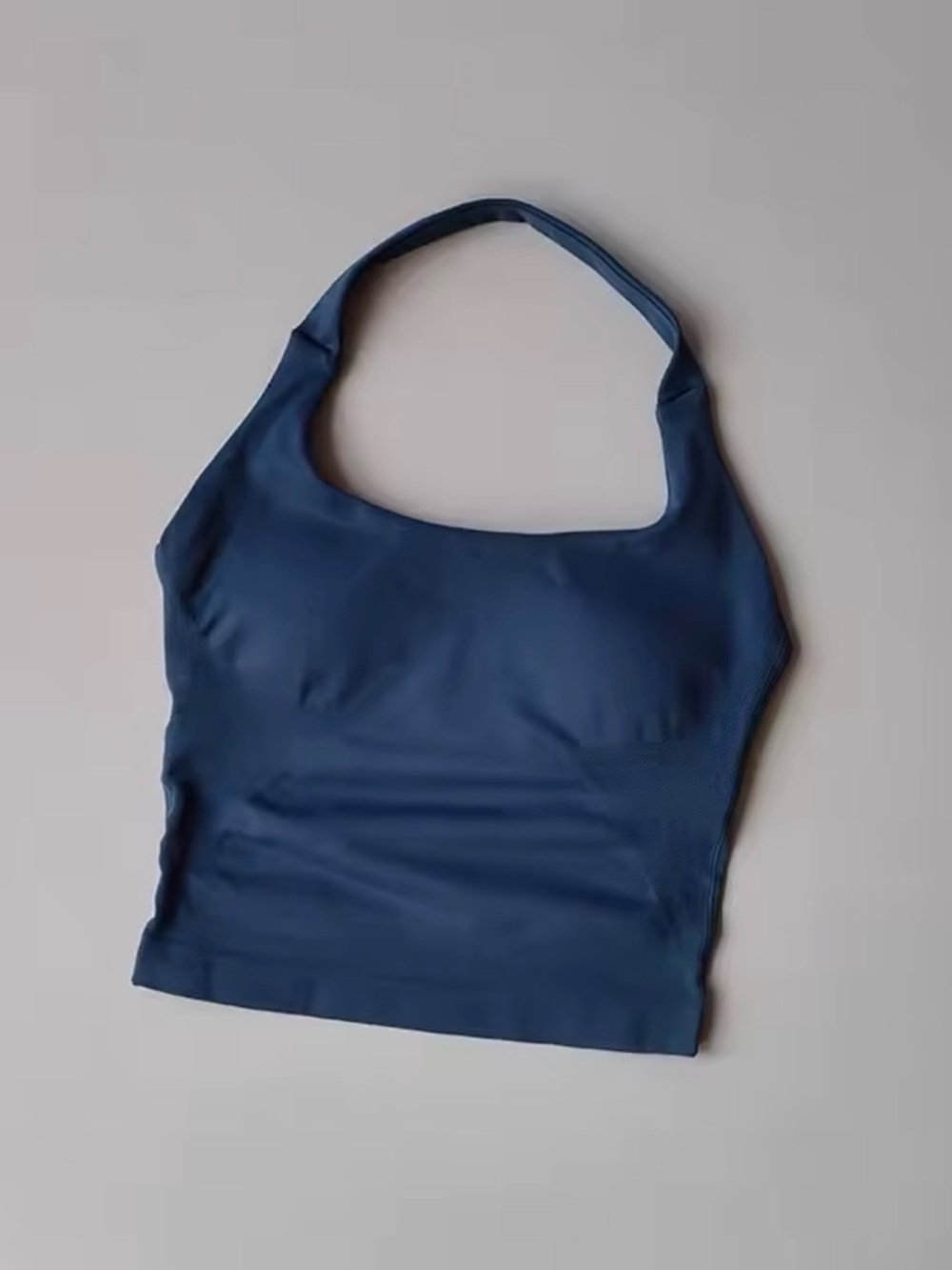 🌿 Navy Blue Halter Tank Top